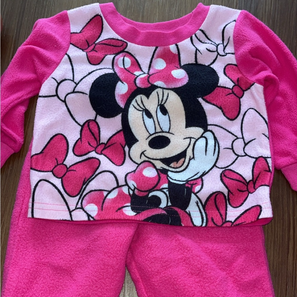 Disney Minnie Mouse Pink Pajama Set for Kids